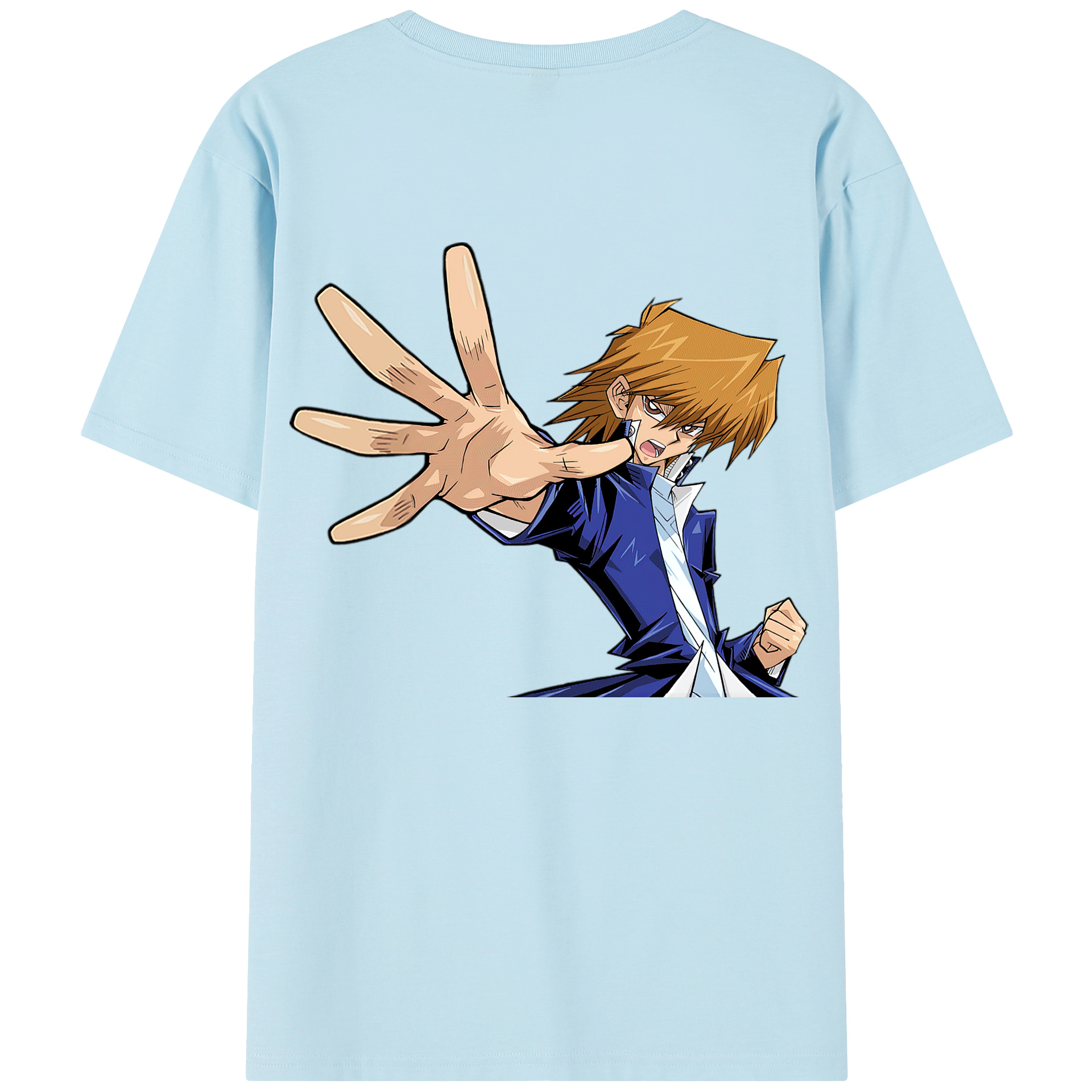 （画像用） 遊☆戯☆王 Yu-Gi-Oh! 綿100％半袖Tシャツ（背面プリント）